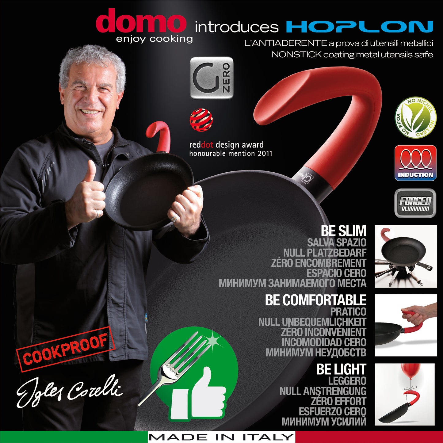 Wok Giapponese con maniglia