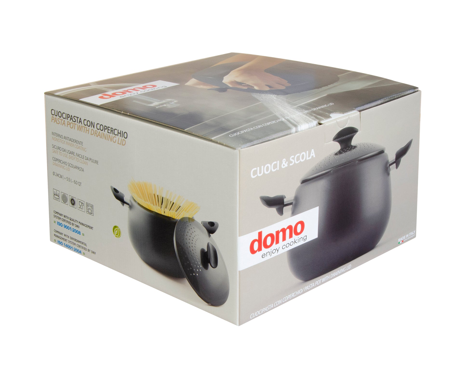 Cuocipasta 24 cm – Domo Enjoy Cooking